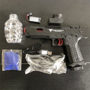 Black Gel Blaster | Rechargeable & Automatic Electric Airsoft Pistol for Adults & Kids