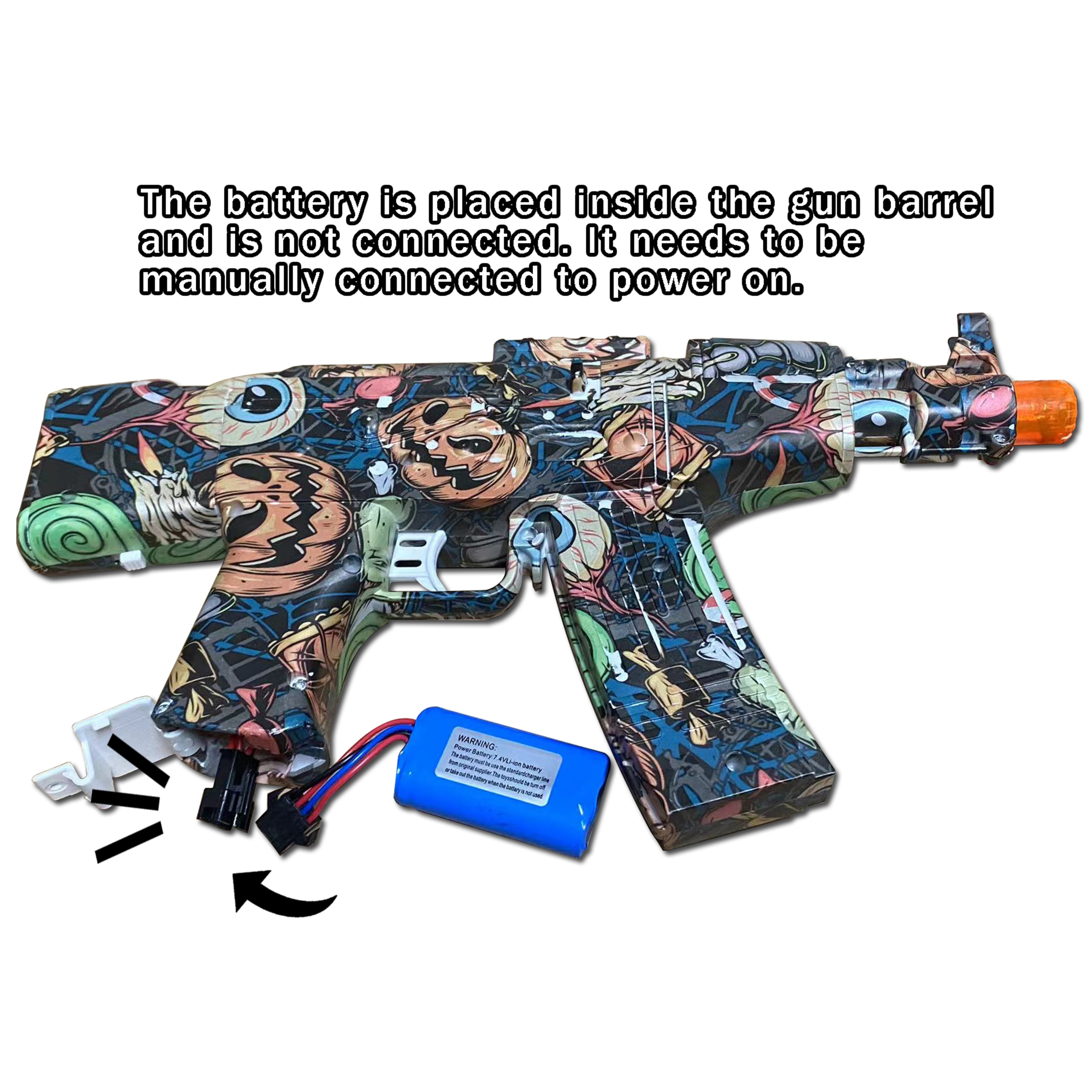 Ak47 Gel Blaster | Electric Splatter Ball Blaster AEG AKM-47,Outdoor Activities,With 20k+ Gel Bullet And Goggles,Toy Guns For Kids Ages 12+