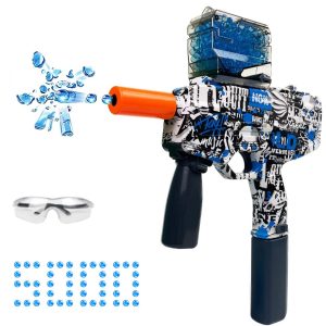 MP9 Gel Blaster Gun | Electric Splatter Gel Ball Blaster Submachine Gun Toy For Outdoor Shooting Games For Boys Toys Gifts