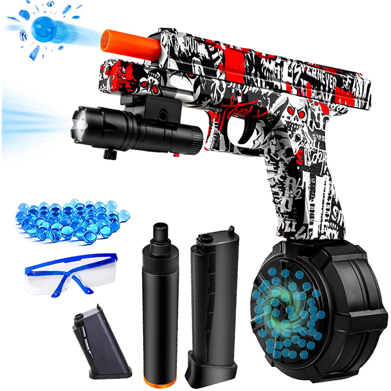 Unlocx Gel Blaster | New 2 in 1 Automatic Shooting Splatter Ball Airsoft Electric Toy Gun Water Beads Weapon Pistol Outdoor Sports Gel Blaster Gun